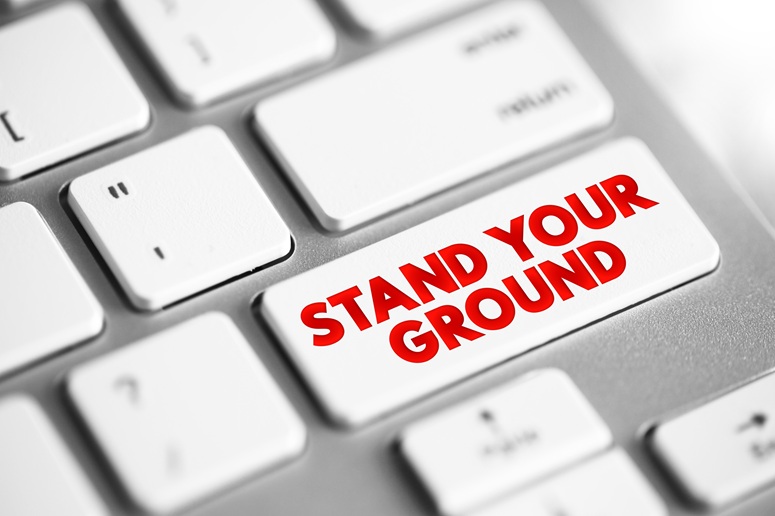 Stand your ground keyboard button